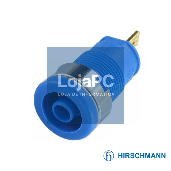 FICHA DE SEGURANÇA ISOLADA 4MM / AZUL HIRSCHMANN