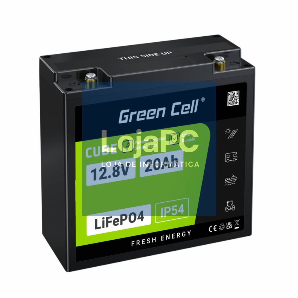 Bateria de Líto LiFePO4 20A 12.8V GREEN CELL