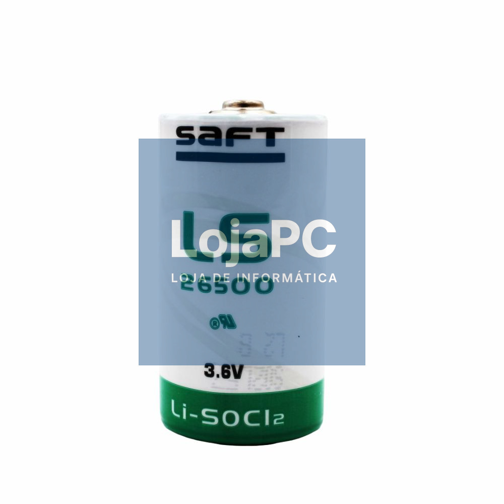 Pilha Lítio LS26500 3.6V 8500mAh SAFT