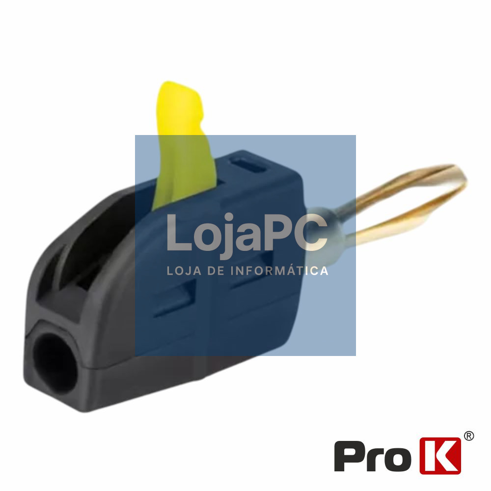 Ficha Banana de 4mm Com Patilha de Pressão 32A PROK