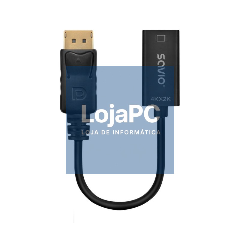 ADAPTADOR DP V1.2-HDMI V1.4 SAVIO AK-62