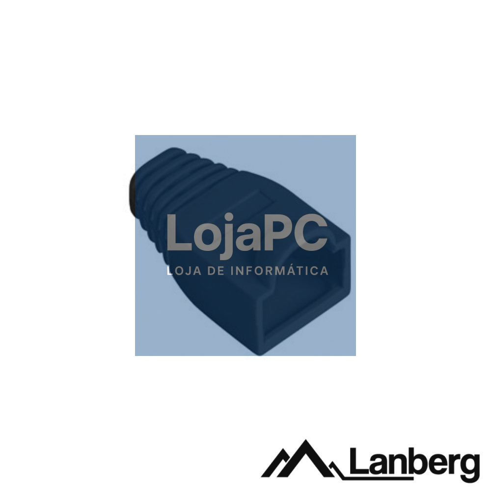 Capa Protectora P/ Conector RJ45 x100 Preto LANBERG