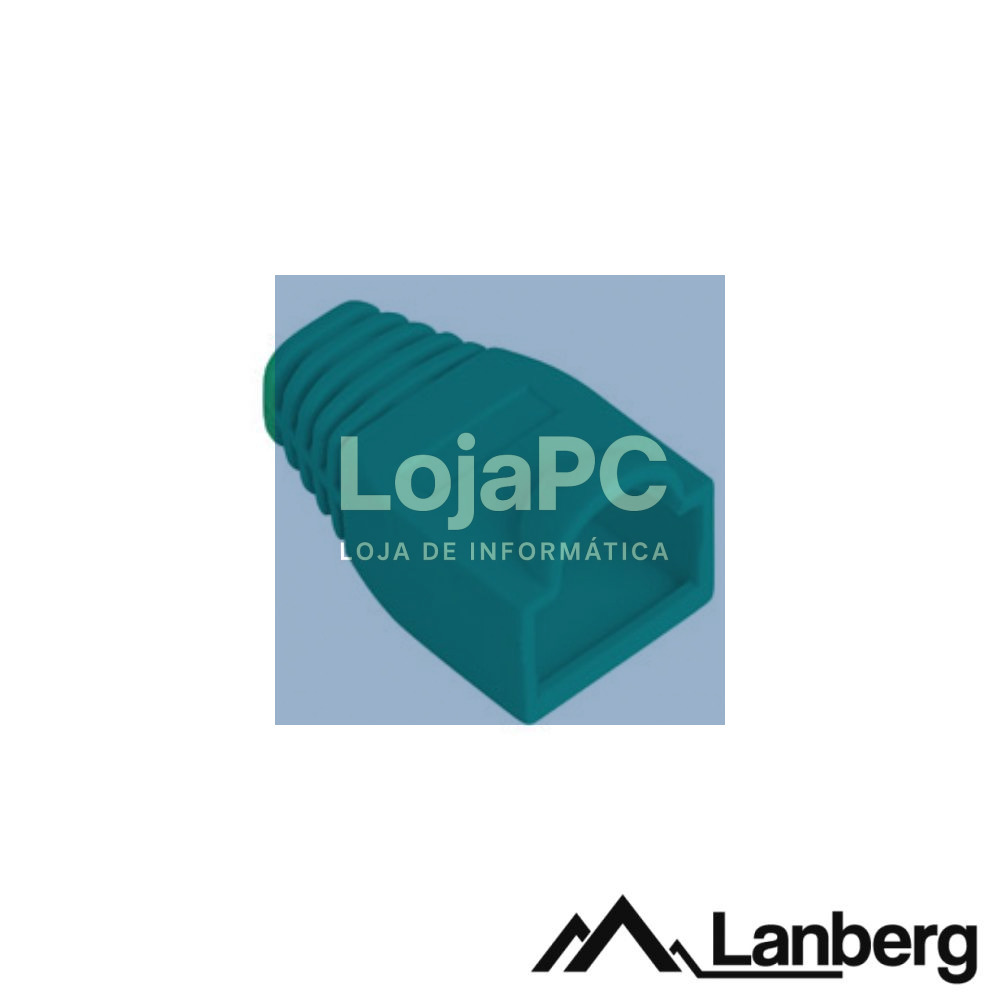 Capa Protectora P/ Conector RJ45 x100 Verde LANBERG