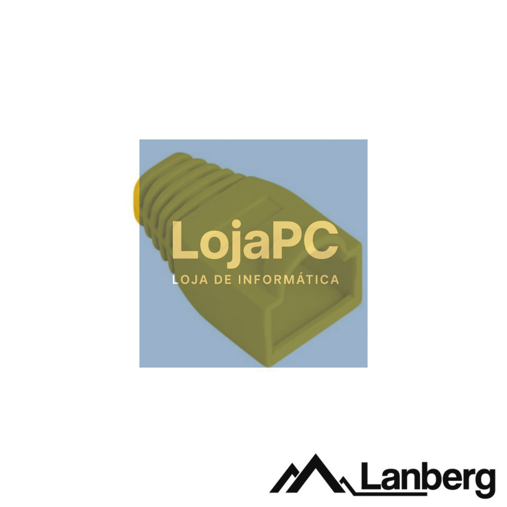 Capa Protectora P/ Conector RJ45 x100 Amarelo LANBERG