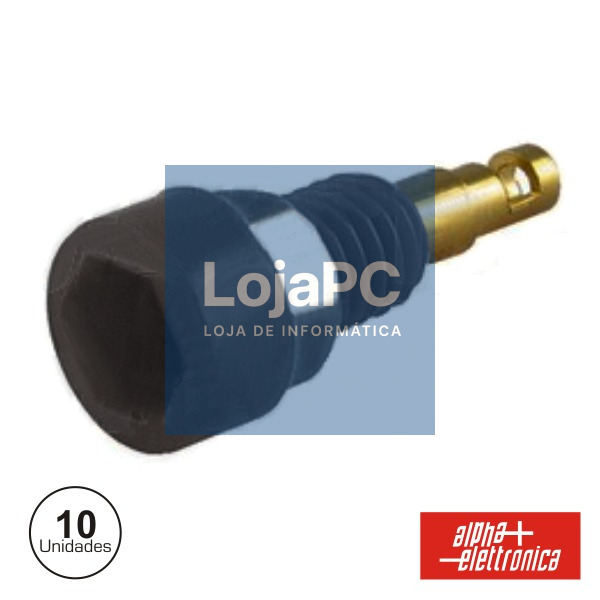 BORNE TERMINAL 2MM PRETO