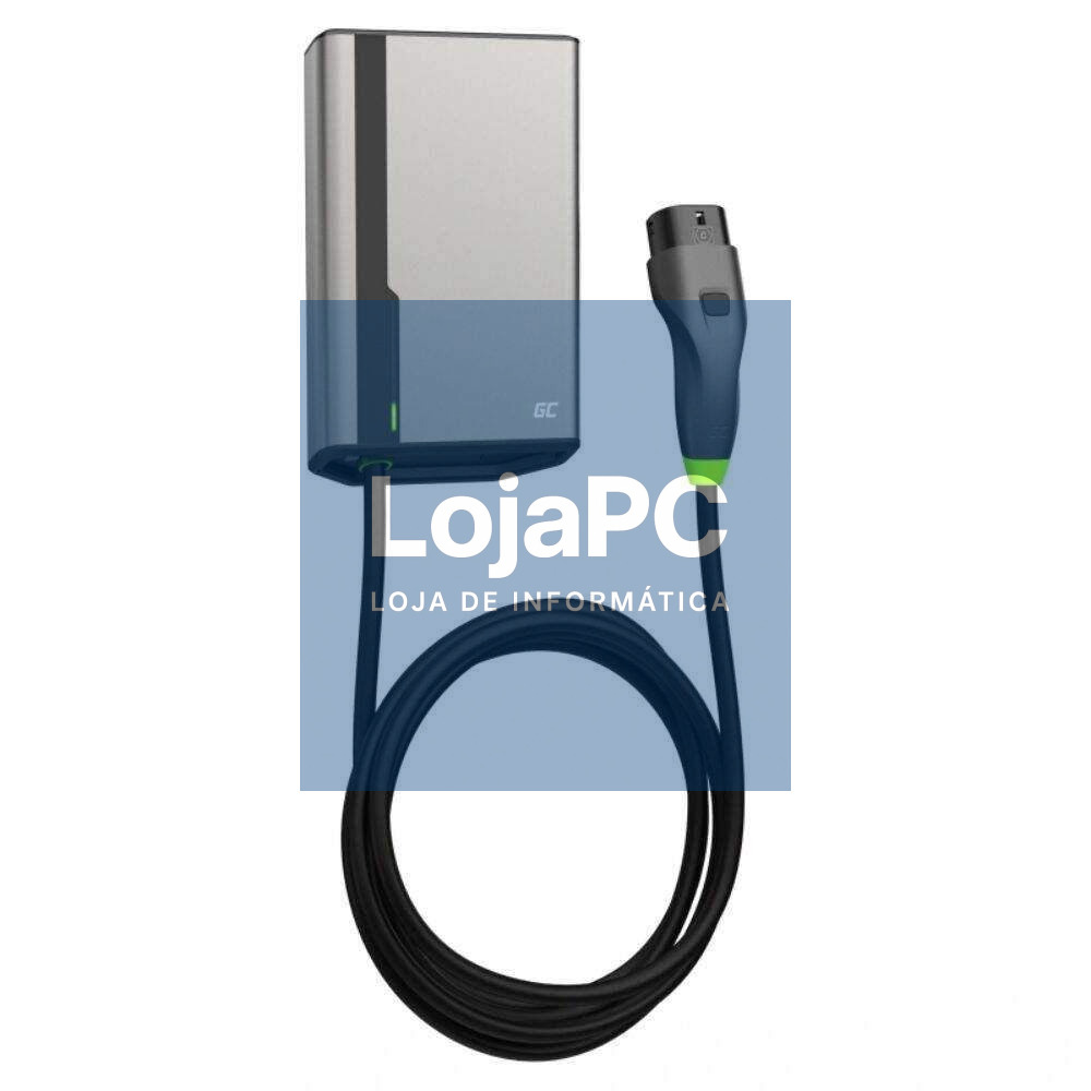 Carregador Wallbox Smart P/EV 22kW C/Cabo Tipo2 7.5m BT/WIFI