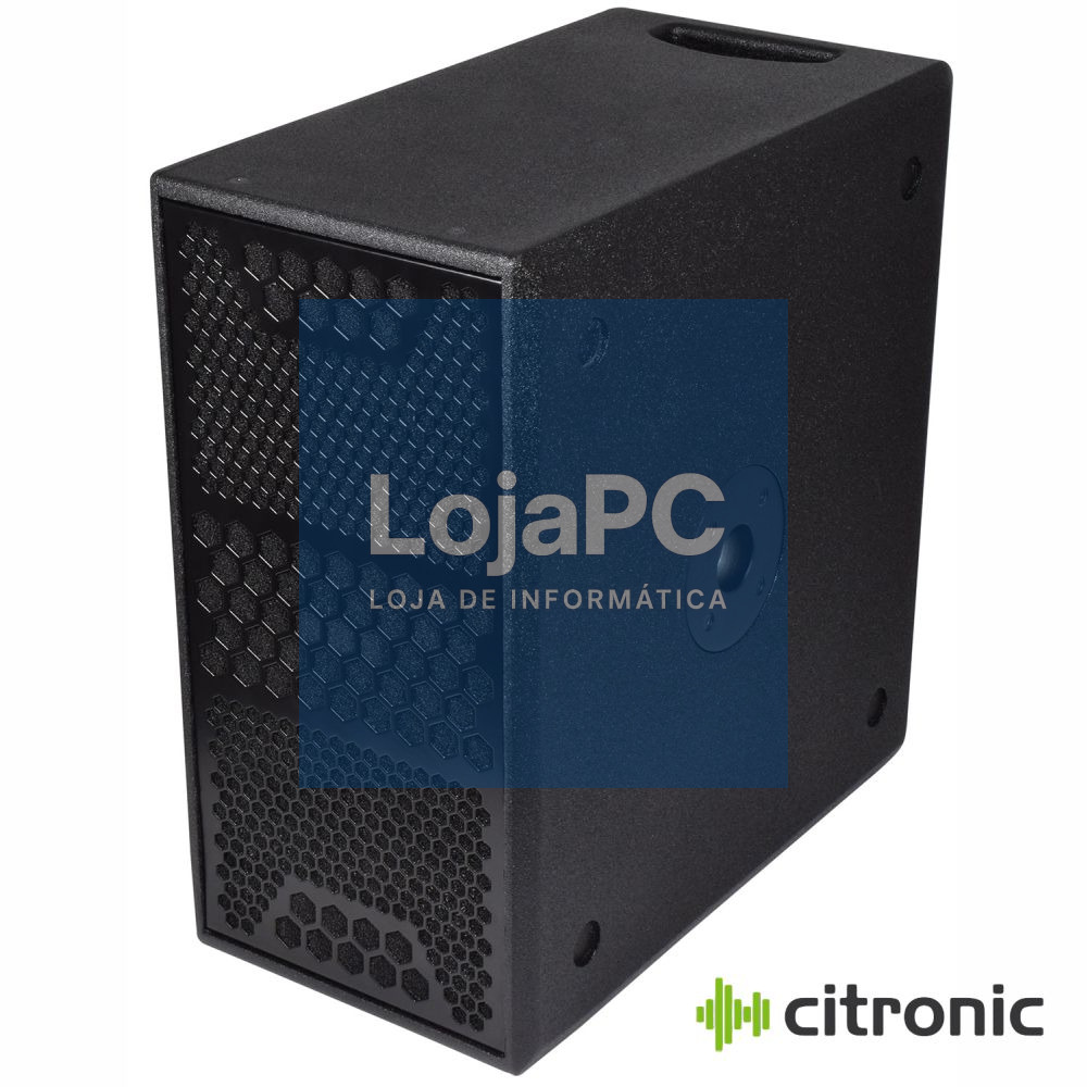 Subwoofer Amplificado Profissional 2x8" 700W DSP CITRONIC