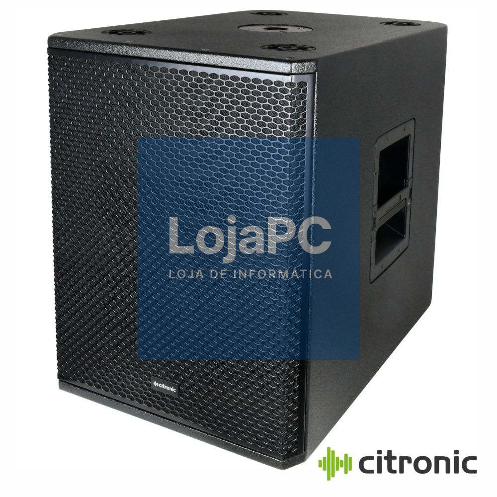 Subwoofer Amplificado Profissional 10" 900W DSP CITRONIC