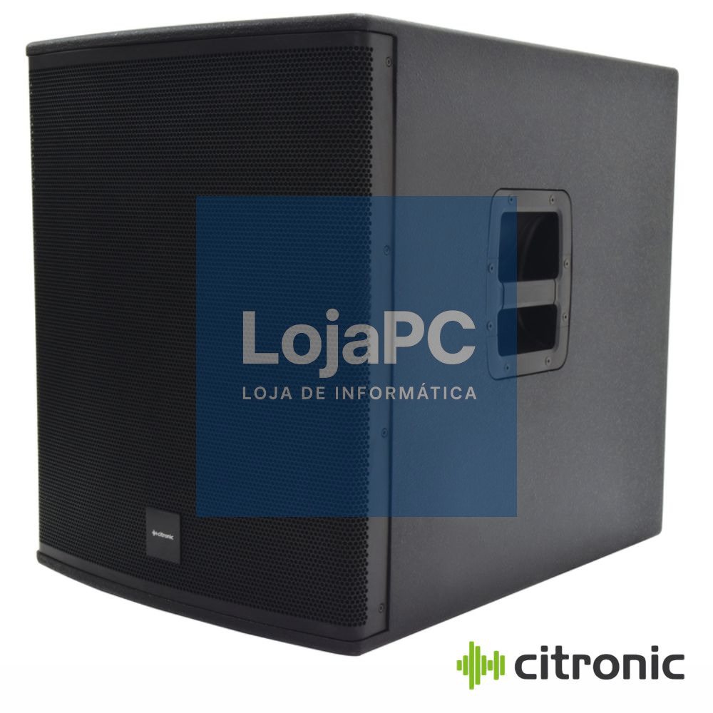 Subwoofer Amplificado Profissional 18" 1100W CITRONIC