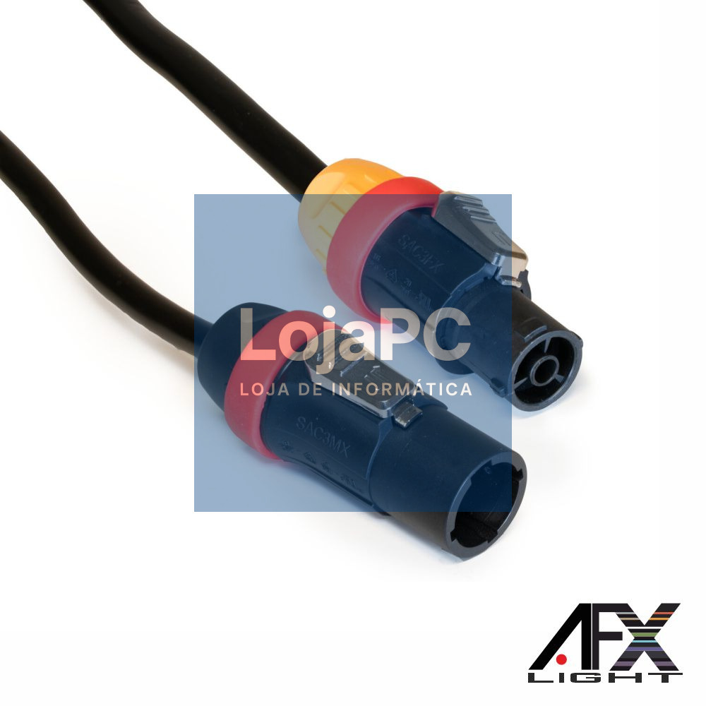 Cabo Alimentação Extensão PoWercon 10m IP65 AFXLIGHT