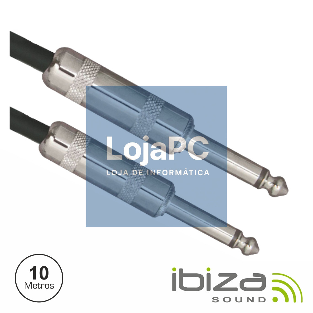 CABO JACK 6.35MM MACHO / MACHO 10M MN IBIZA