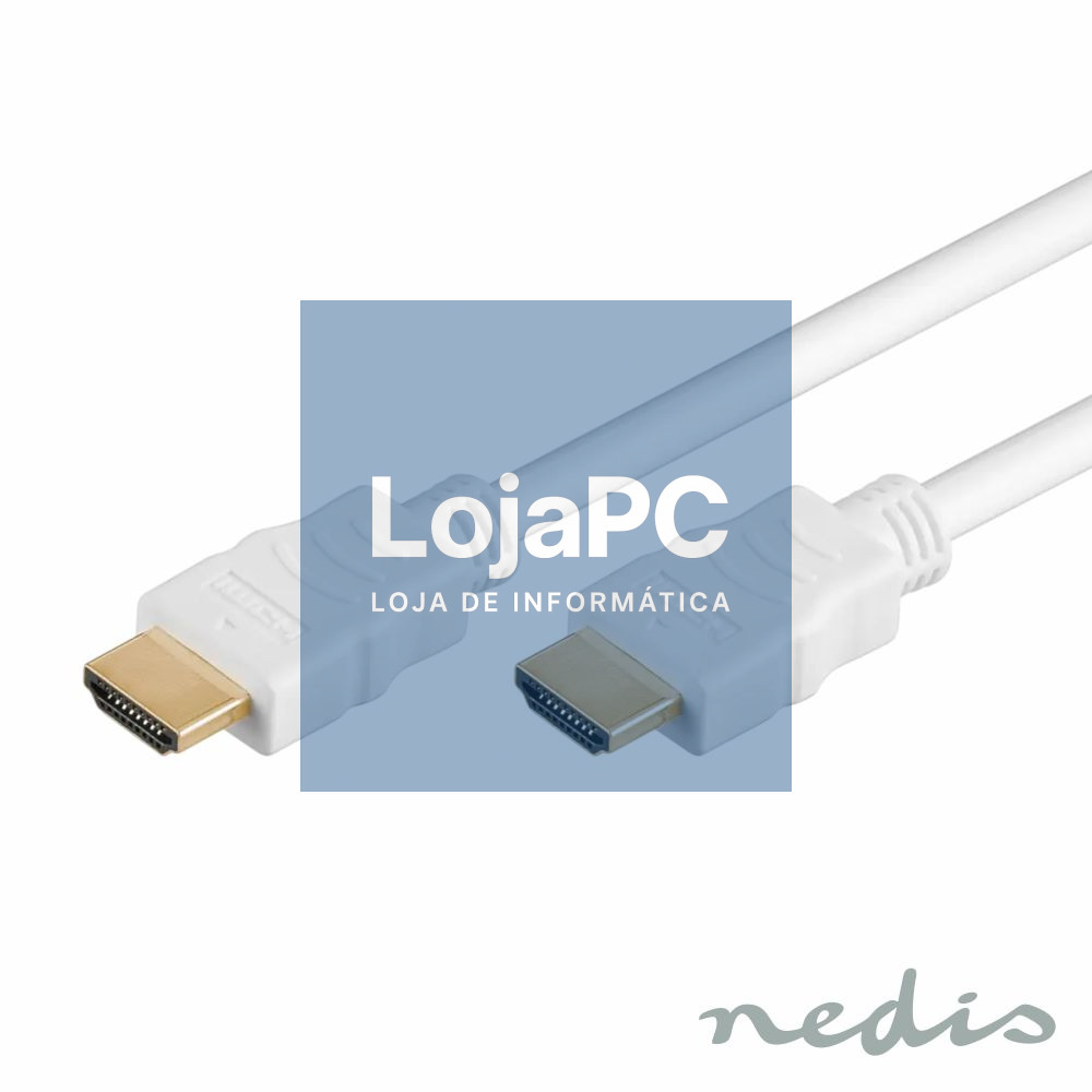 Cabo HDMI Macho/Macho High Speed 4K 60Hz 2m Branco