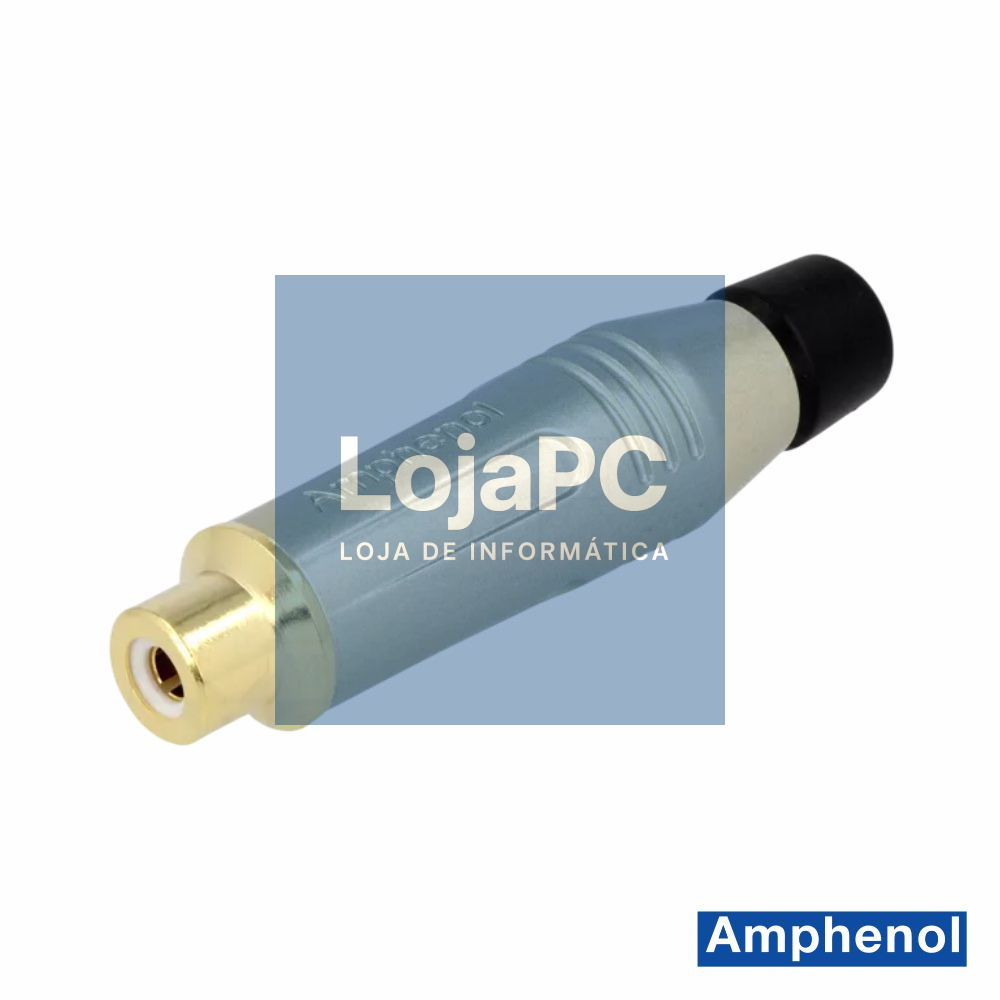 FICHA RCA FÊMEA DOURADO AMPHENOL