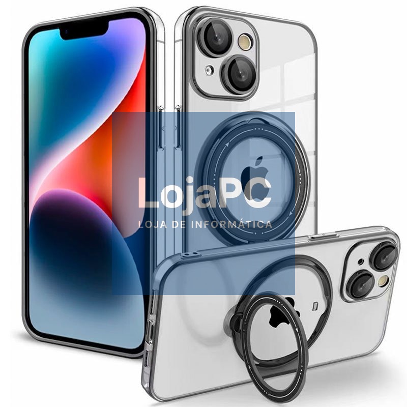 COOL Cover for iPhone 14 Plus Magnetic Ring Black — imagem 2