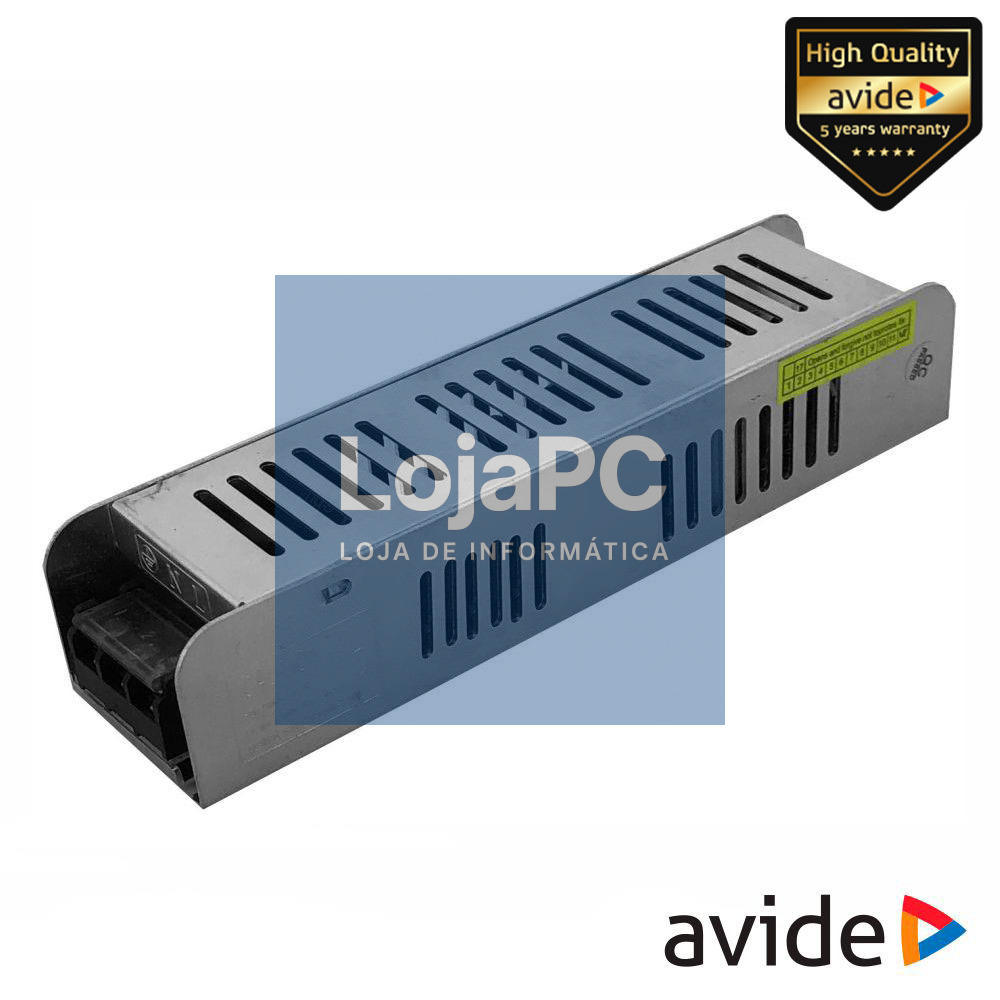 Fonte De Alimentação Industrial Slim 24V 360W IP20 AVIDE