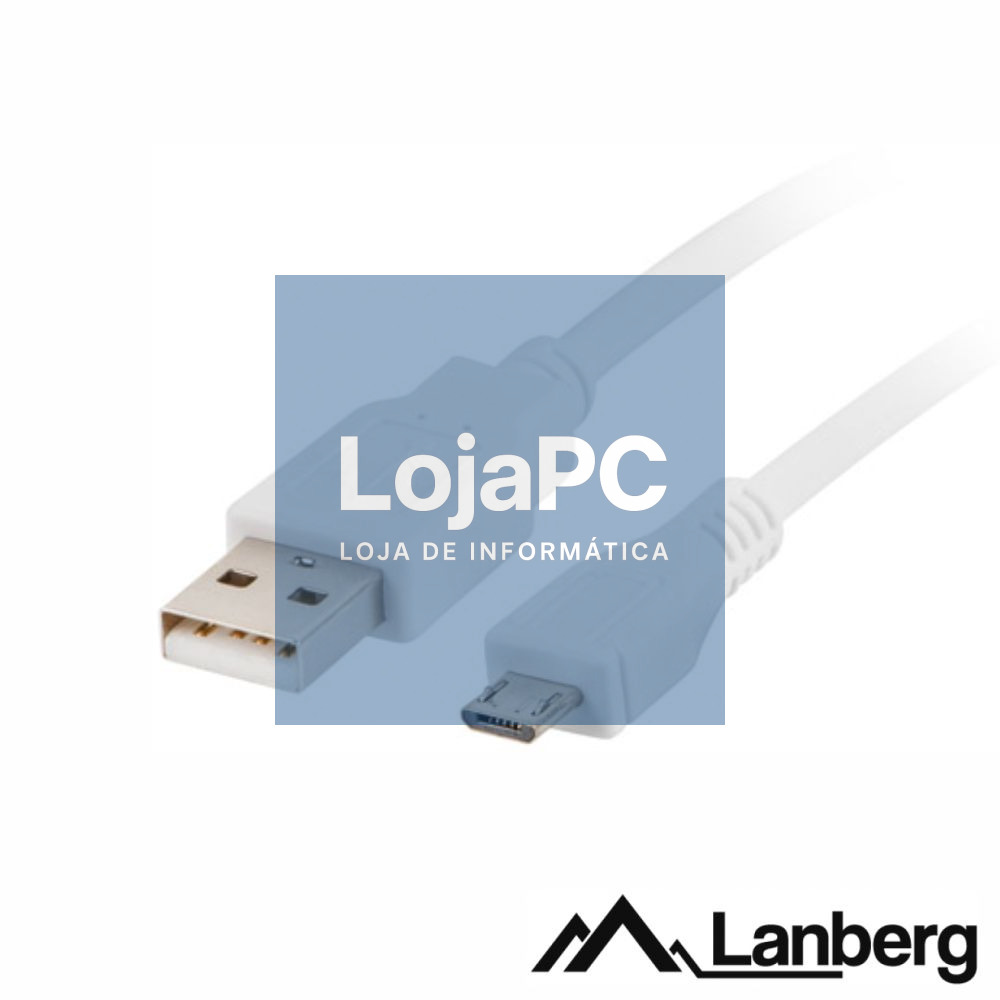 Cabo USB-A 2.0 Macho / Micro USB Macho 1m LANBERG