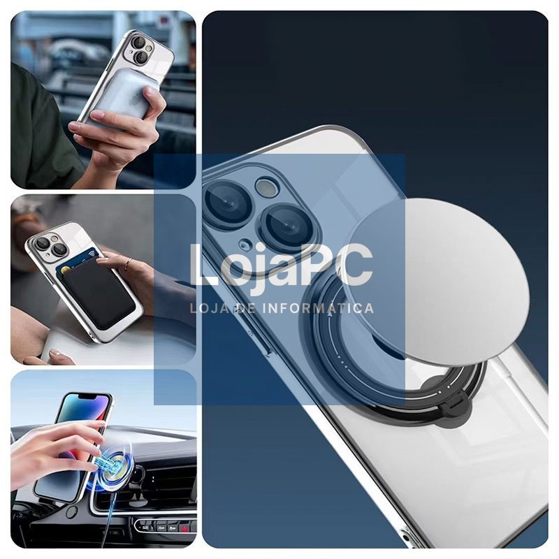 COOL Cover for iPhone 15 Pro Magnetic Ring Black — imagem 4