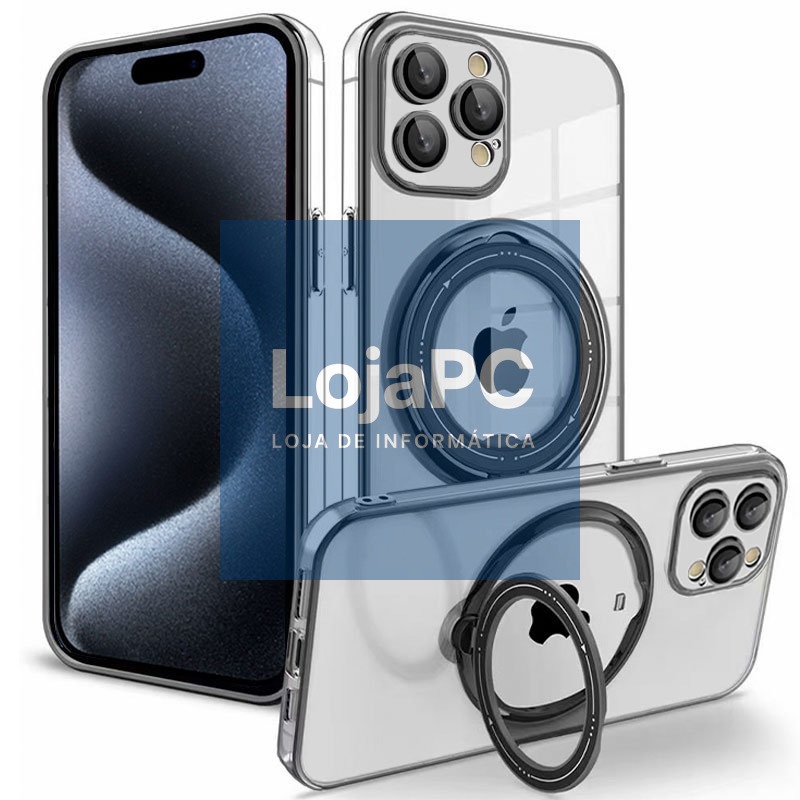 COOL Cover for iPhone 15 Pro Magnetic Ring Black — imagem 2