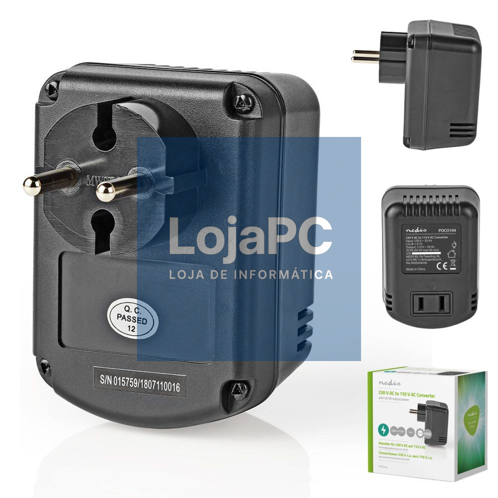 Conversor 230V - 110V 45W NEDIS