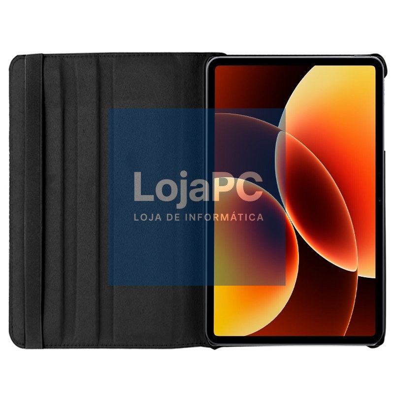 COOL Cover for Xiaomi Pad 7 / 7 Pro / 8 / 8 Pro Rotating Leatherette Black — imagem 4