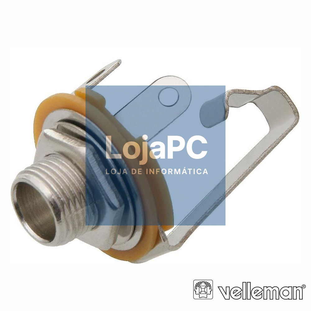 FICHA JACK 6.35MM FÊMEA MN P/ CHASSIS