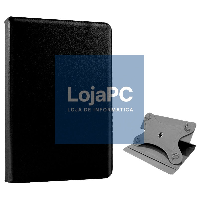 COOL Ebook / Tablet 7 inch Leatherette Black Rotating Case