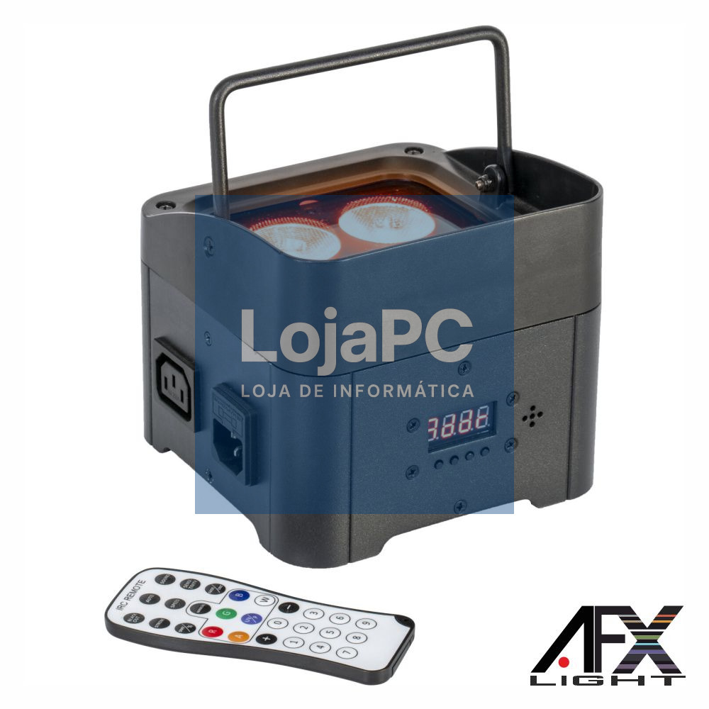 Projetor Luz C/ 4 LEDS 4W RGBA DMX AFXLIGHT