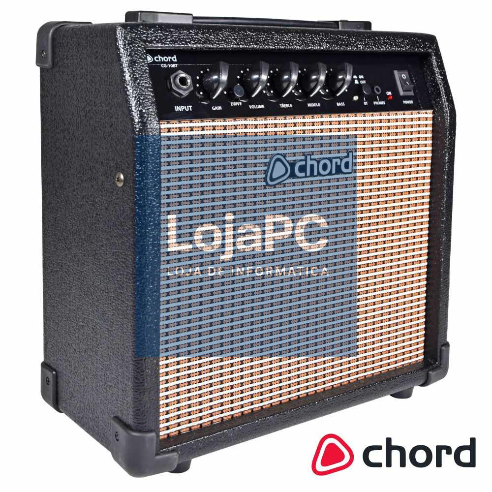 Amplificador Guitarra 10W Com Bluetooth CHORD