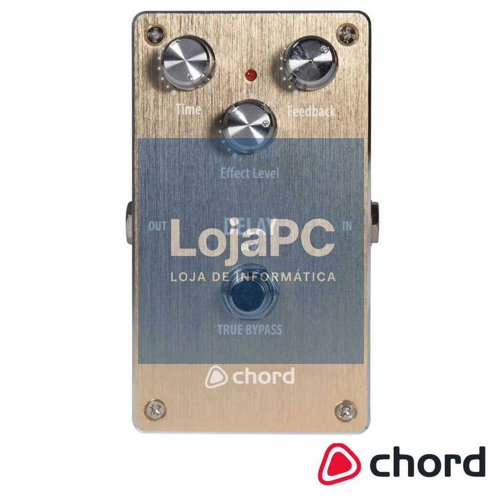 Pedal Delay P/ Guitarra E Baixo CHORD