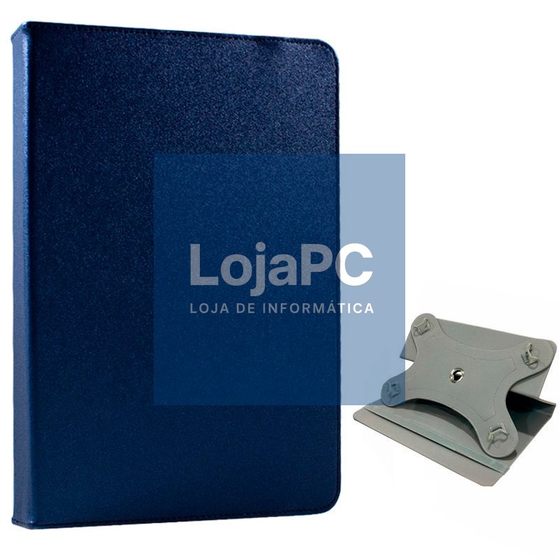 COOL Ebook / Tablet 9 inch Smooth Blue Rotating Case
