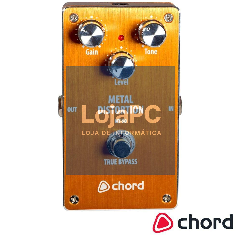 Pedal Metal Distortion P/ Guitarra CHORD