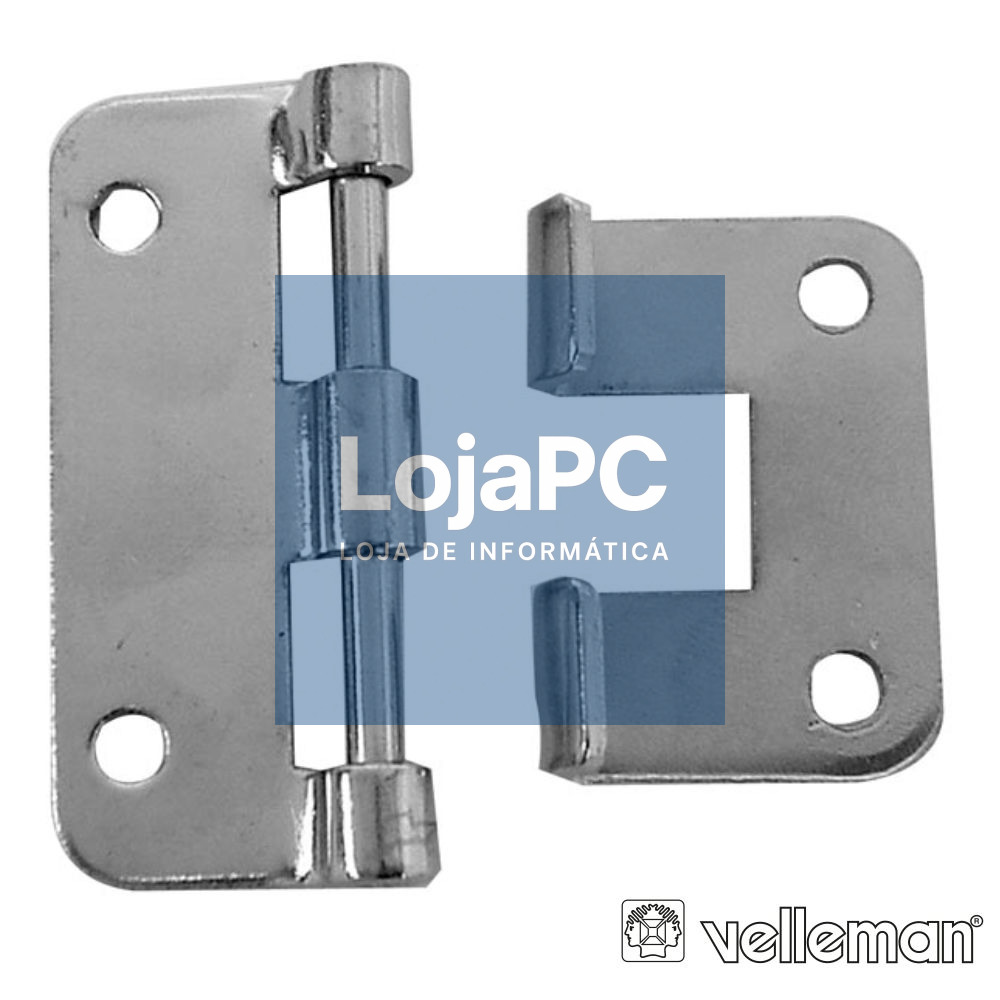 Dobradiça Metálica P/ Colunas (10X) VELLEMAN