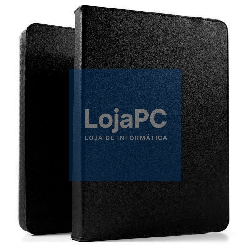 COOL Ebook / Tablet Case 8 inches Smooth Black Rotating — imagem 3