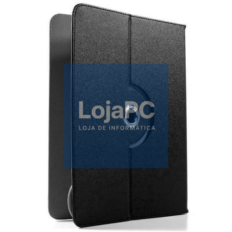 COOL Ebook / Tablet Case 8 inches Smooth Black Rotating — imagem 2