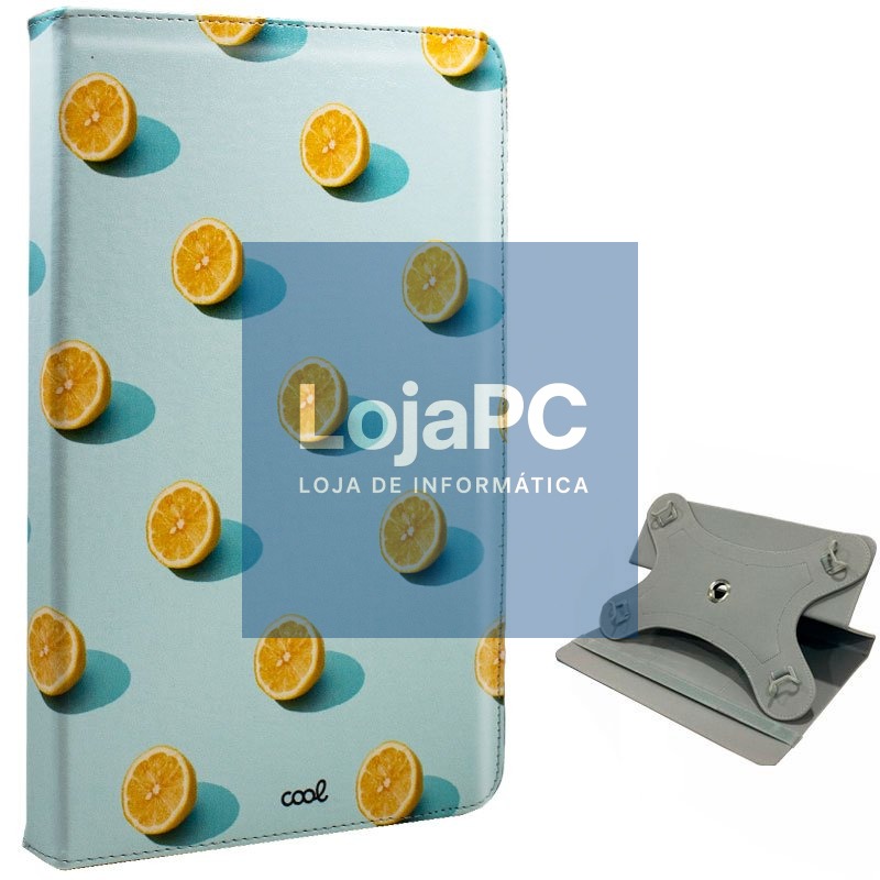 COOL Ebook / Tablet Universal 9.7 - 11 inch Leatherette Case Lemons (Panoramic)