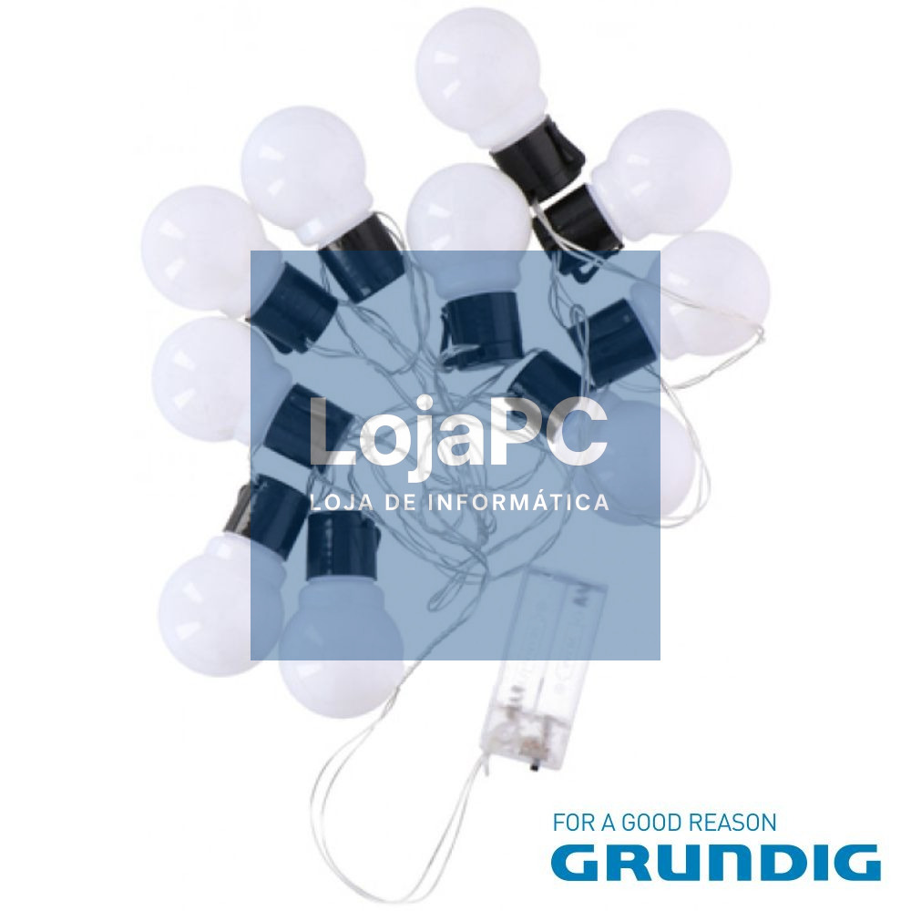 Corrente de Iluminação C/ 10 Lâmpadas Brancas 1.8m GRUNDIG
