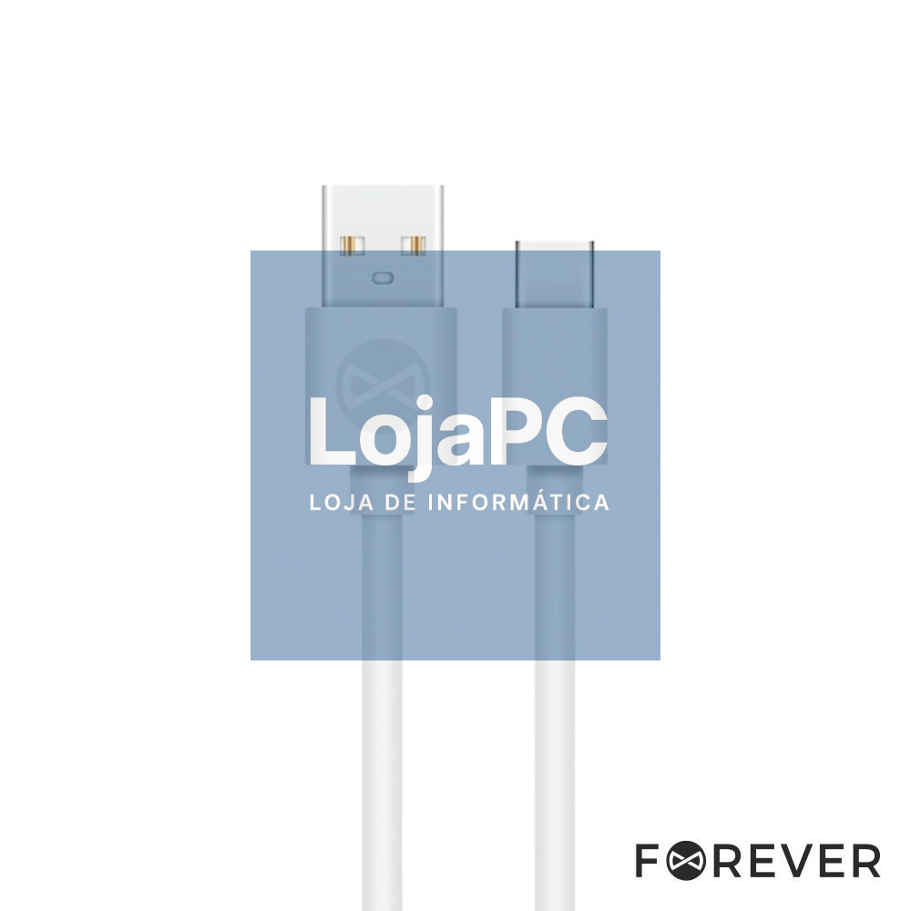 CABO USB-C 2.0 MACHO / USB-A MACHO 1M BRANCO PROK