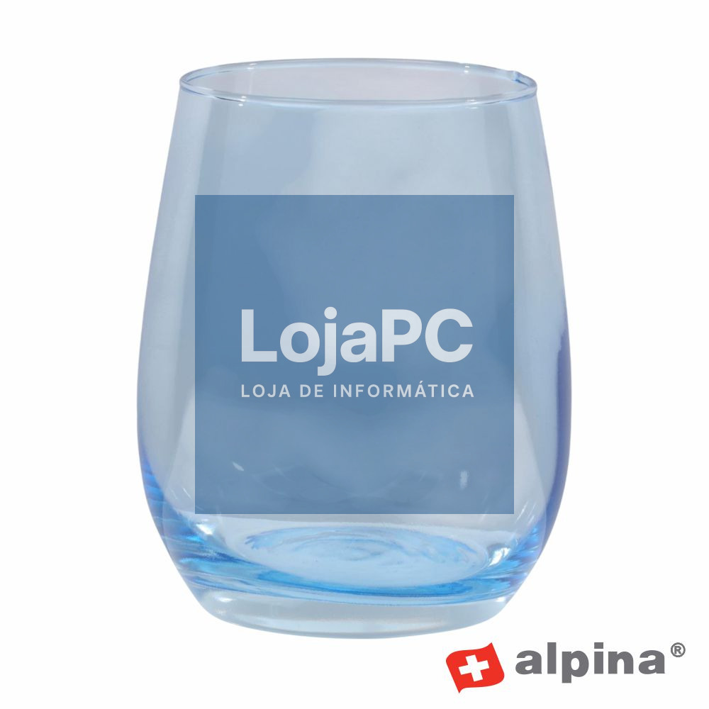 Copo de vidro 350ml 3x ALPINA