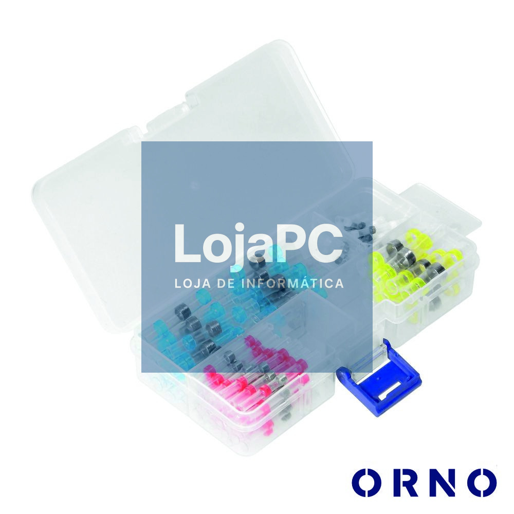 Conjunto 100 Uniões Termoretractil Com Solda 1.5-4.0mm2 ORNO