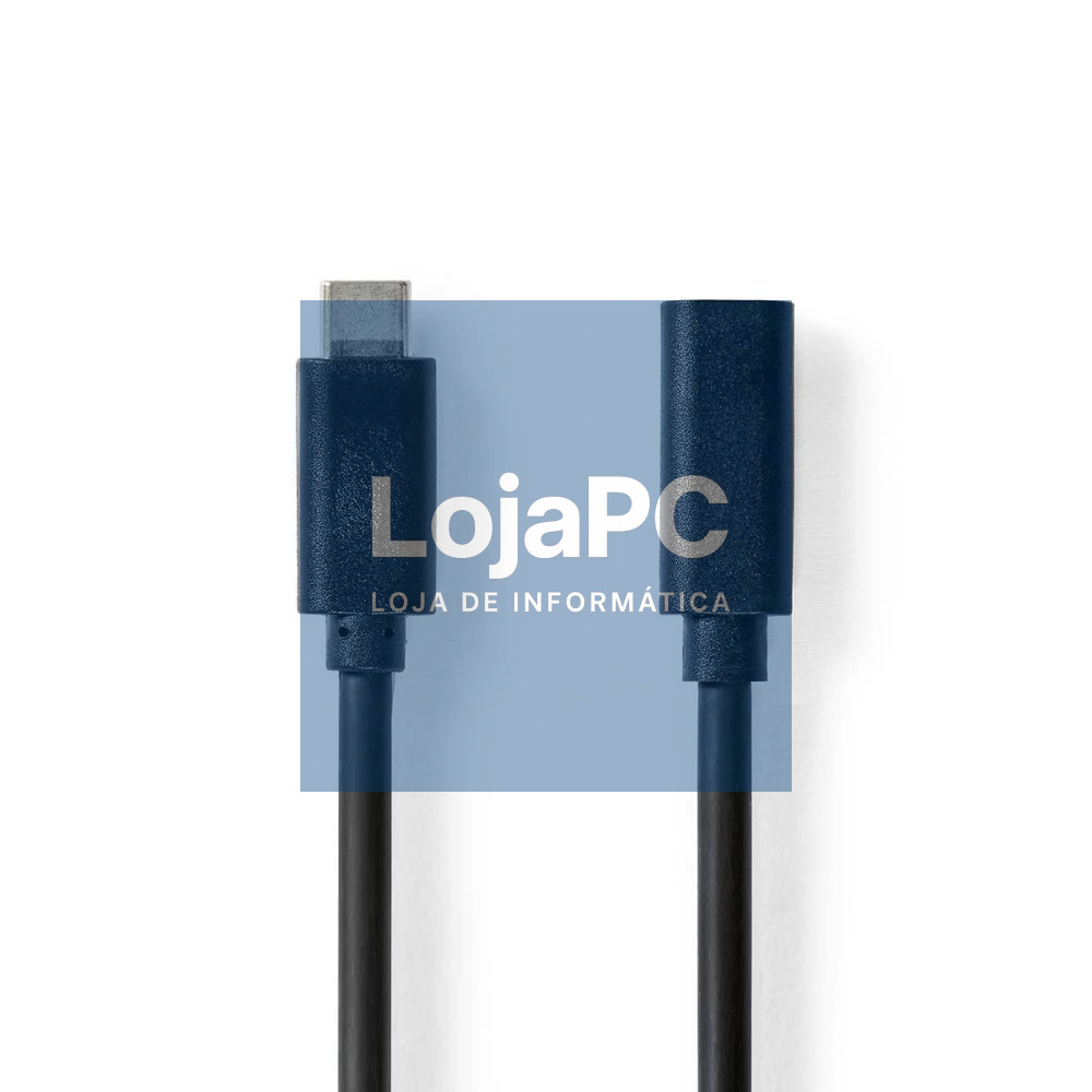 Cabo USB-C 3.2 Macho / USB-C Fêmea 1m