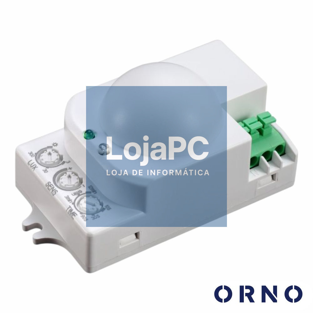 Detetor De Movimento Por Micro-Ondas 1200W 360º IP20 ORNO