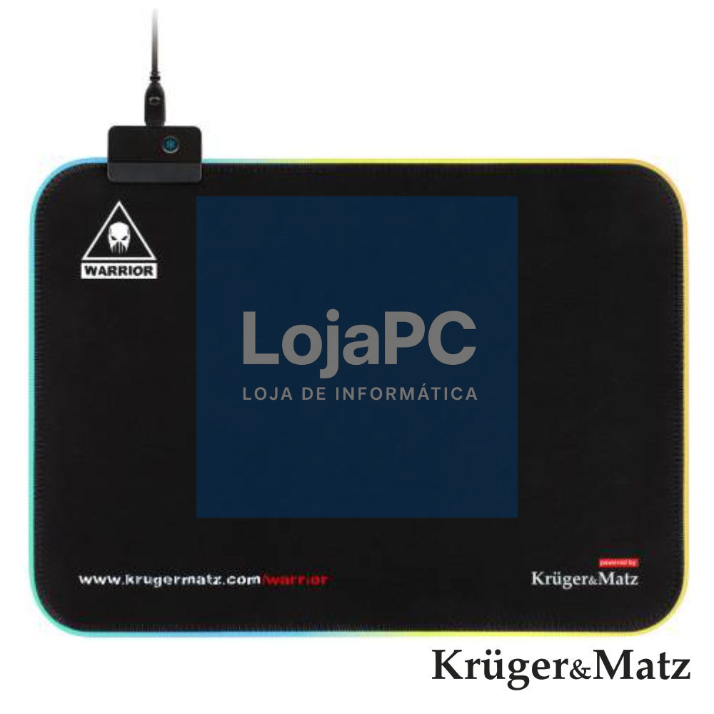 Tapete P/ Rato Gaming C/ LEDS KRUGER MATZ