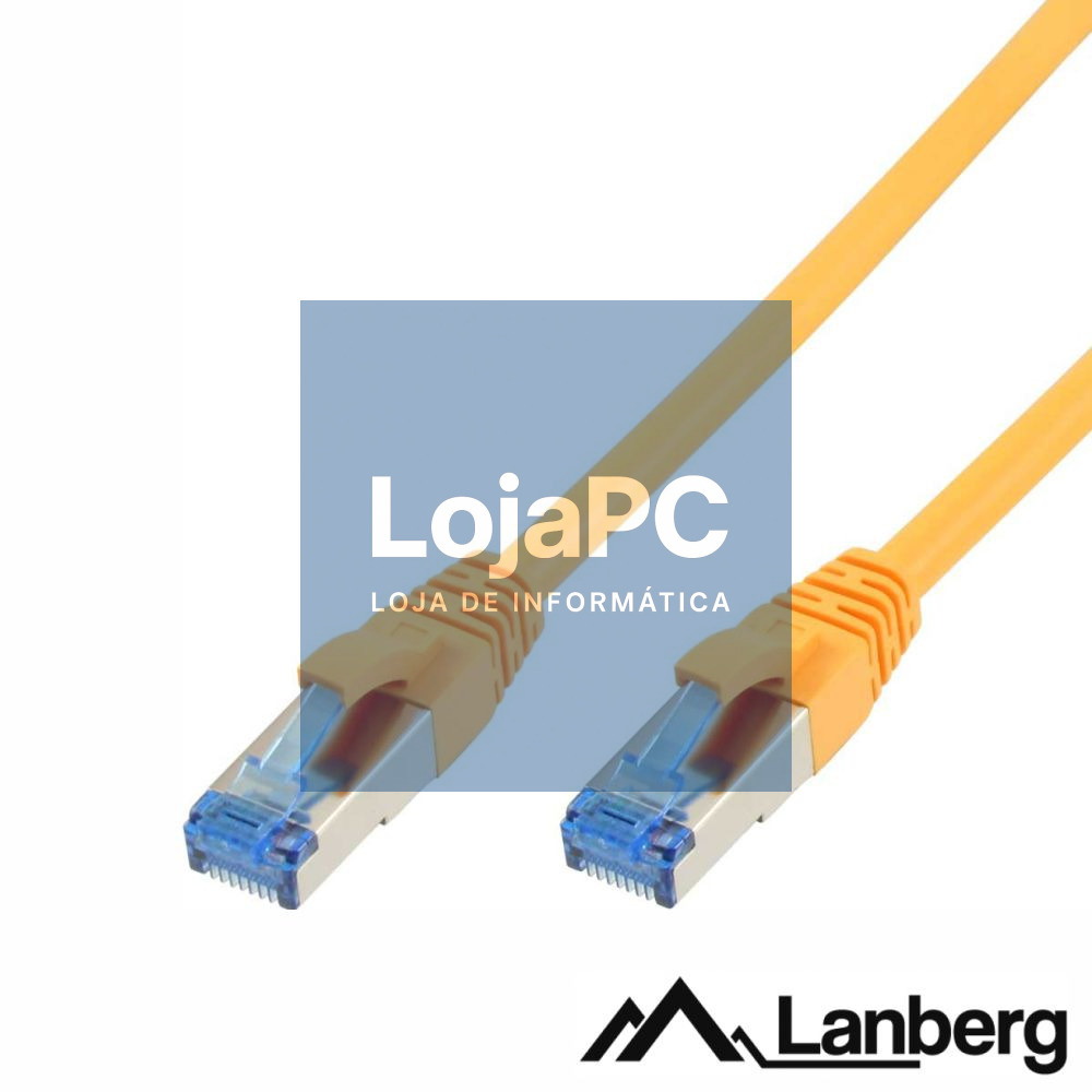Cabo S/FTP LSZH CAT6A 20m Amarelo LANBERG