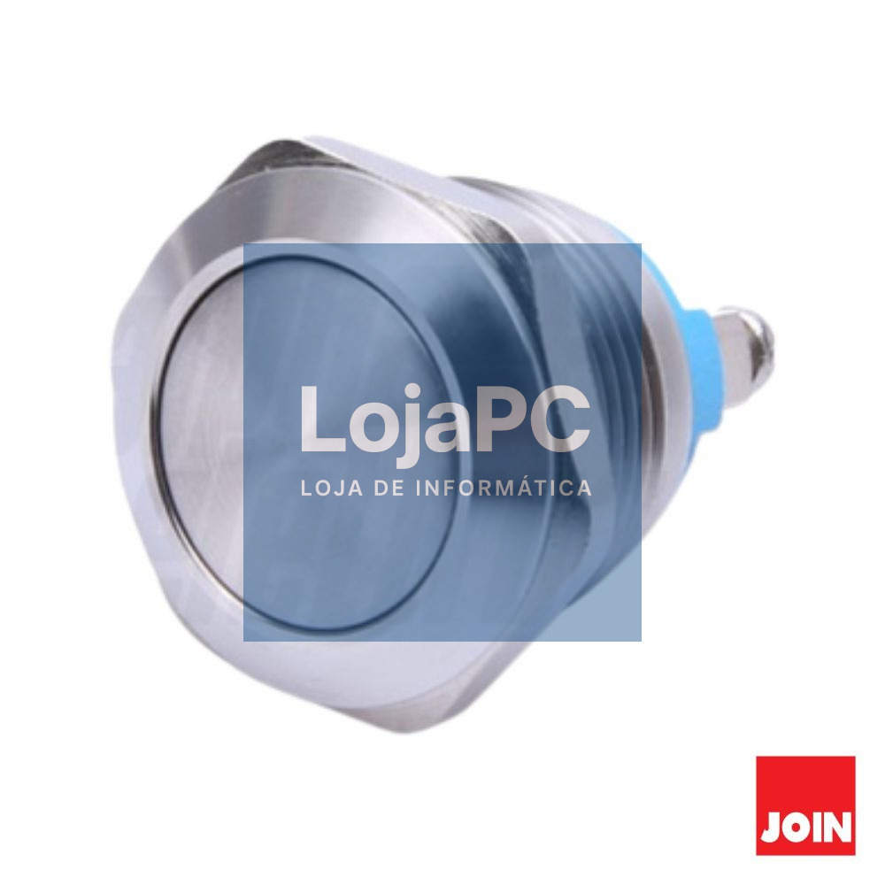 Pulsador Off-(On) Aço Inoxidável Spst Na 250V