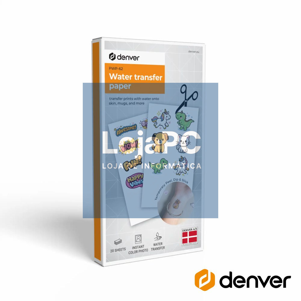 Papel Fotográfico P/ Transferência Água 20un P/ MCP-6010