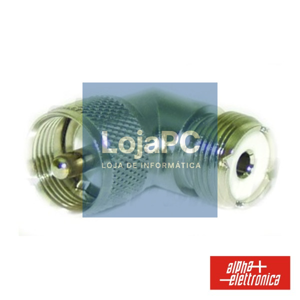 FICHA ADAPTADORA UHF A 90º MACHO/ FÊMEA M 359/A