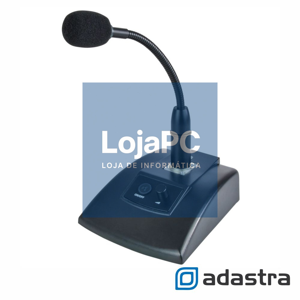 Microfone Conferência Condensador Com Base XLR ADASTRA