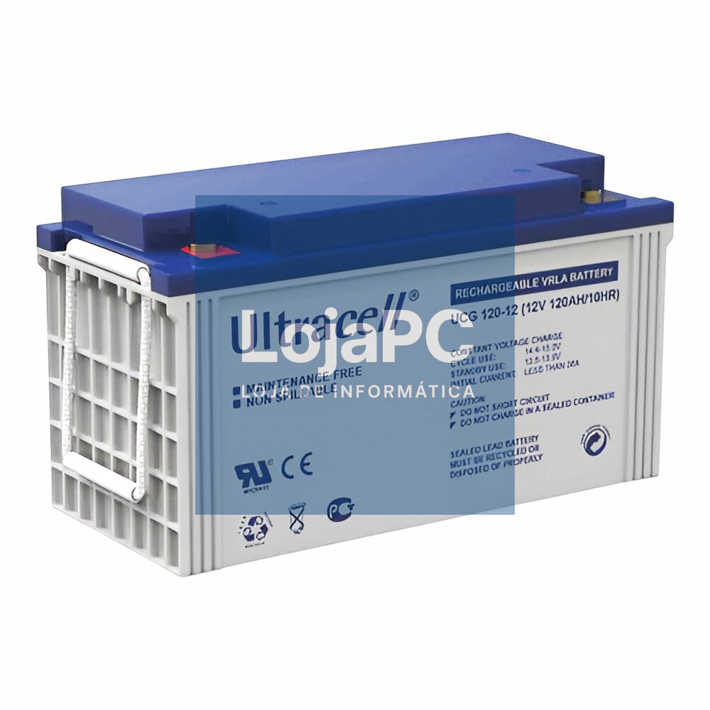 Bateria Chumbo Deep Cycle Gel 12V 120A
