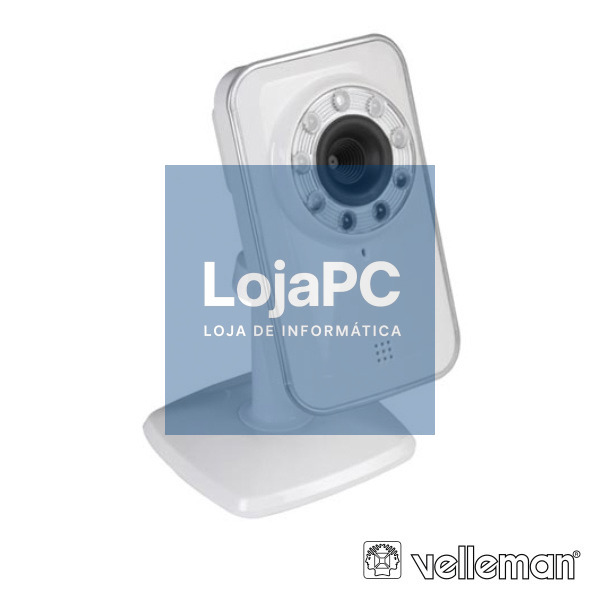 CÂMARA C/ LIGAÇÃO POR IP C/ E SEM FIOS A CORES 8 LEDS IR