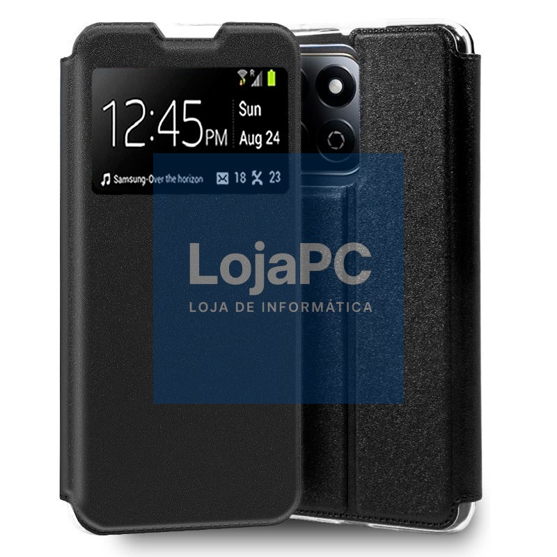 COOL Flip Cover for Honor 200 Smart 5G Smooth Black